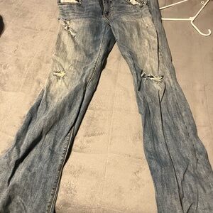 Distressed Denim Jeans